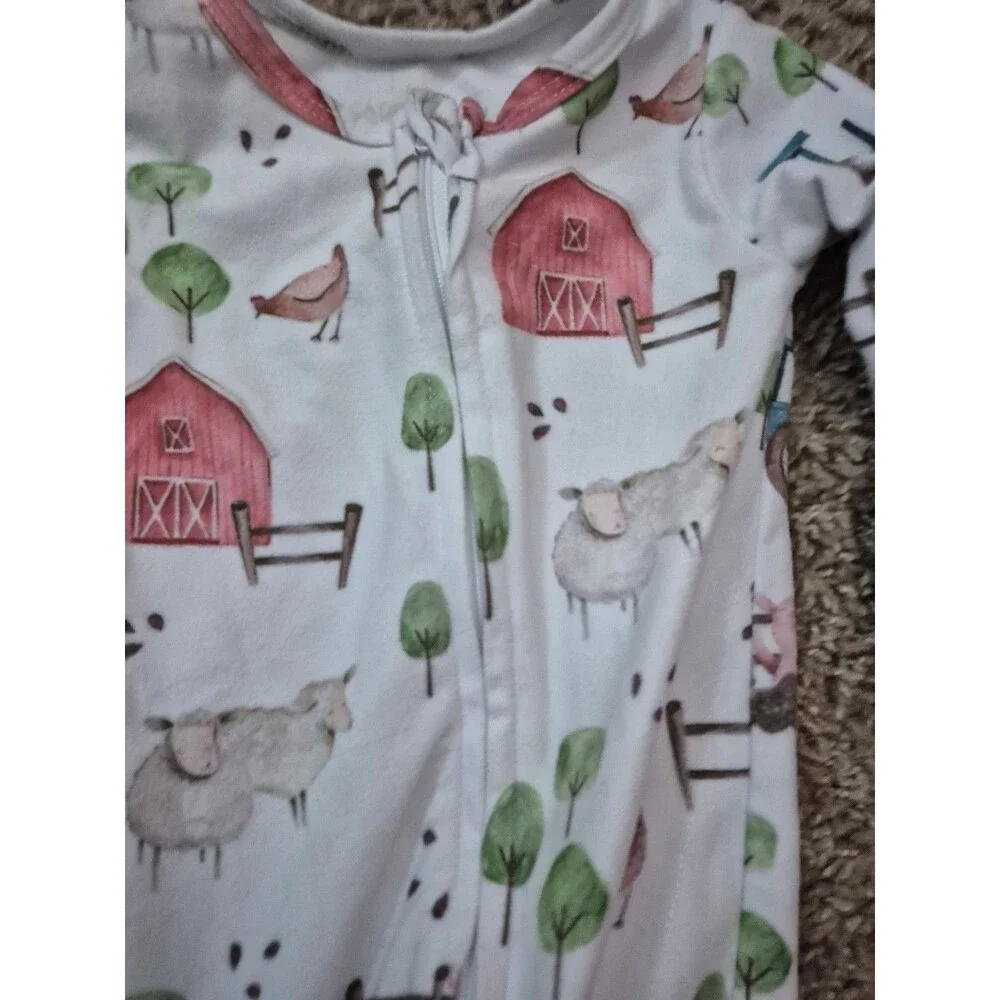 Caden lane footie size 0-3 months